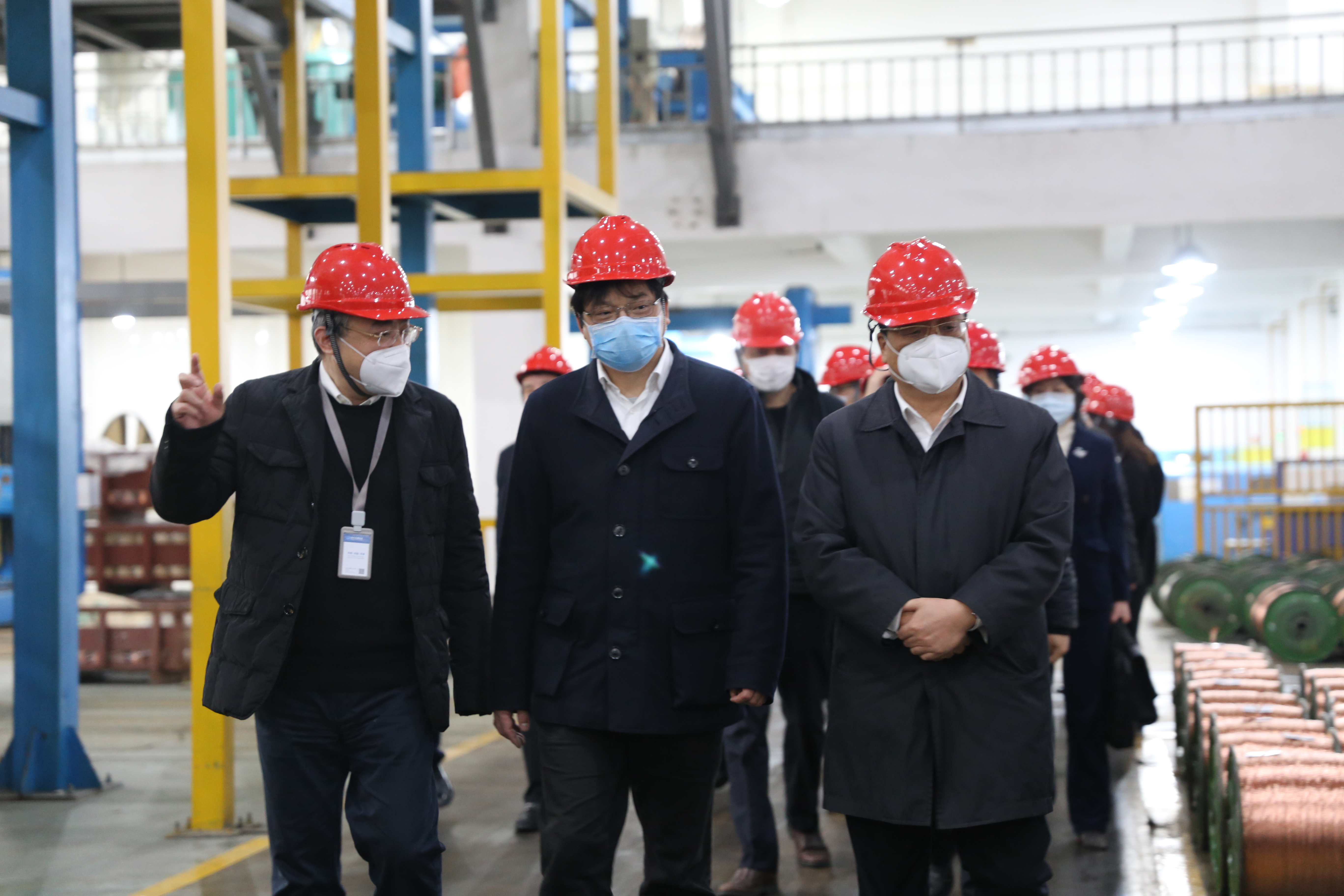 省委組織部副部長胡旭陽一行赴浙江中大元通特種電纜有限公司開展“三服務(wù)”活動調(diào)研指導疫情防控和復工復產(chǎn)