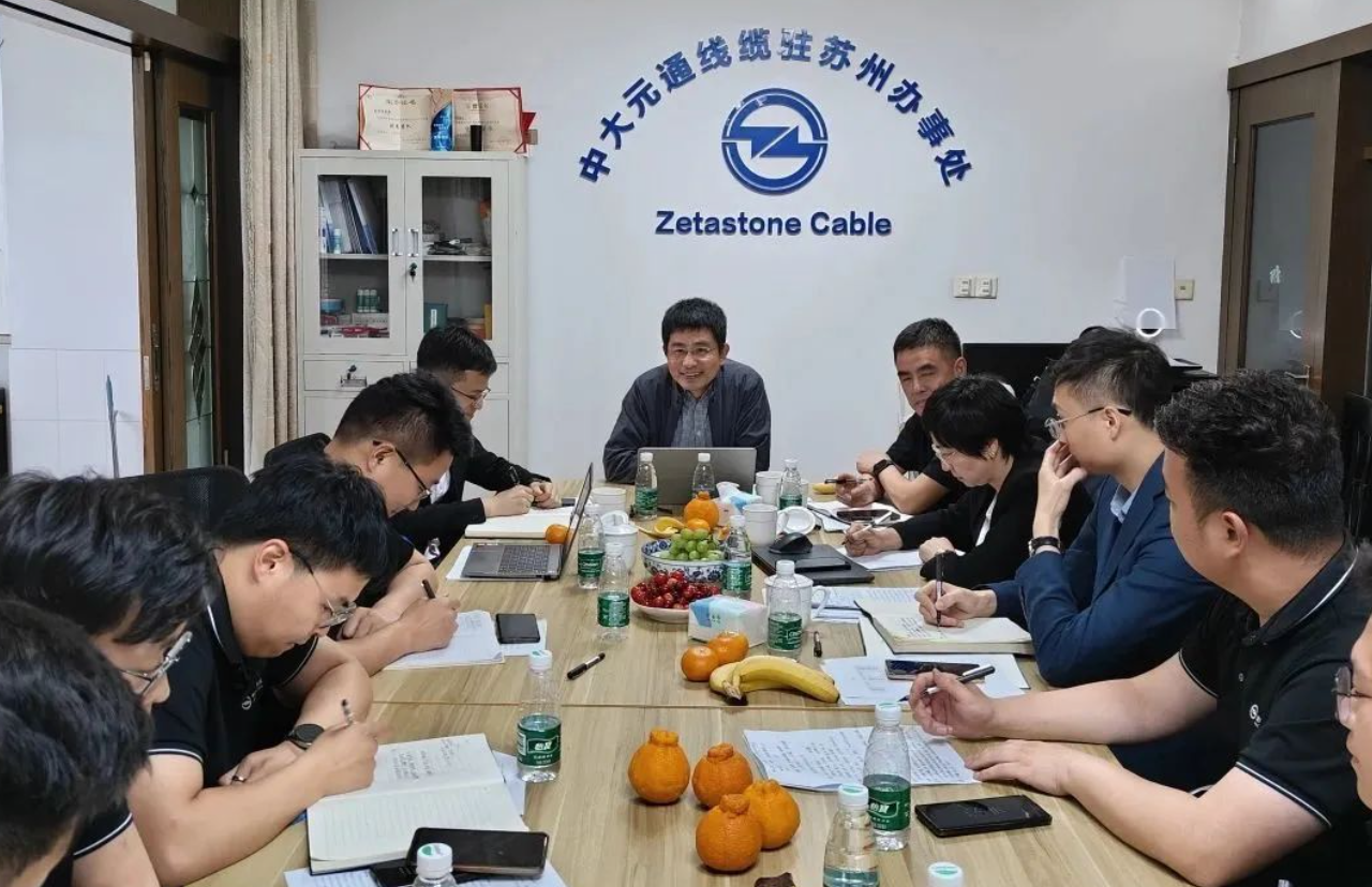 公司領(lǐng)導(dǎo)赴中大元通電纜蘇南銷售中心開展主題教育專題調(diào)研